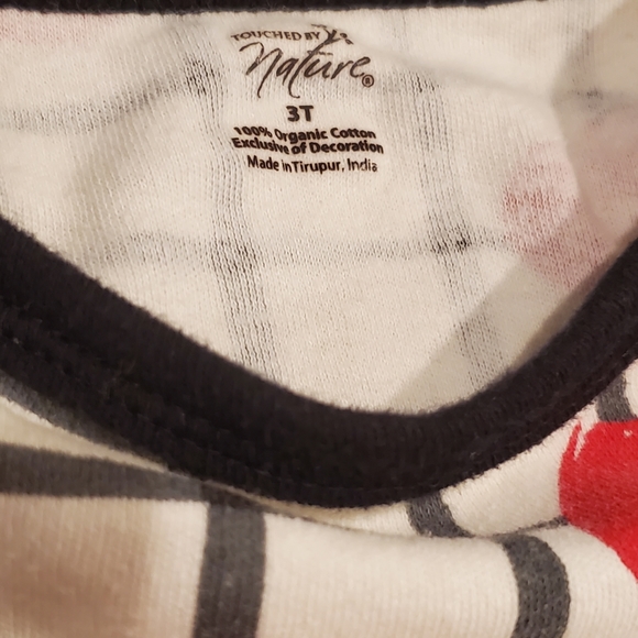 Long Sleeve Dress With Hearts 3T by Touched by Nature 100% Organic Cotton - Picture 6 of 12